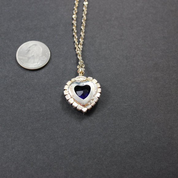 Vintage 1998 Cobalt Blue Heart of the Ocean Lind W - Picture 4 of 6